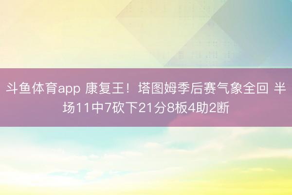 斗鱼体育app 康复王！塔图姆季后赛气象全回 半场11中7砍下21分8板4助2断