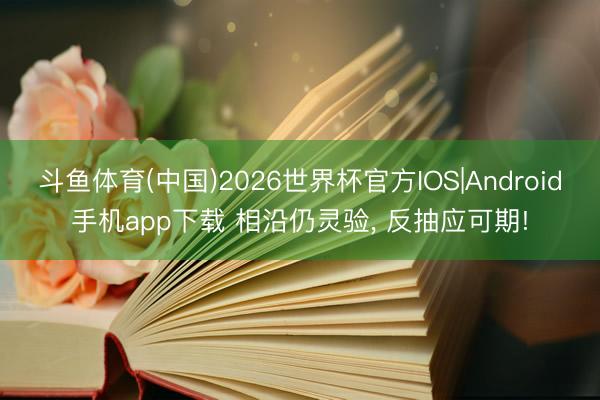 斗鱼体育(中国)2026世界杯官方IOS|Android手机app下载 相沿仍灵验， 反抽应可期!