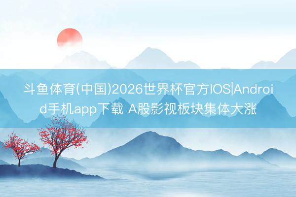 斗鱼体育(中国)2026世界杯官方IOS|Android手机app下载 A股影视板块集体大涨